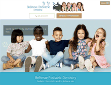 Tablet Screenshot of kidsdentistofbellevue.com